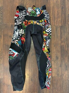 O'Neal Racing Mayhem Elite Motocross Pants Mens 30 Crank Graffiti Graphic